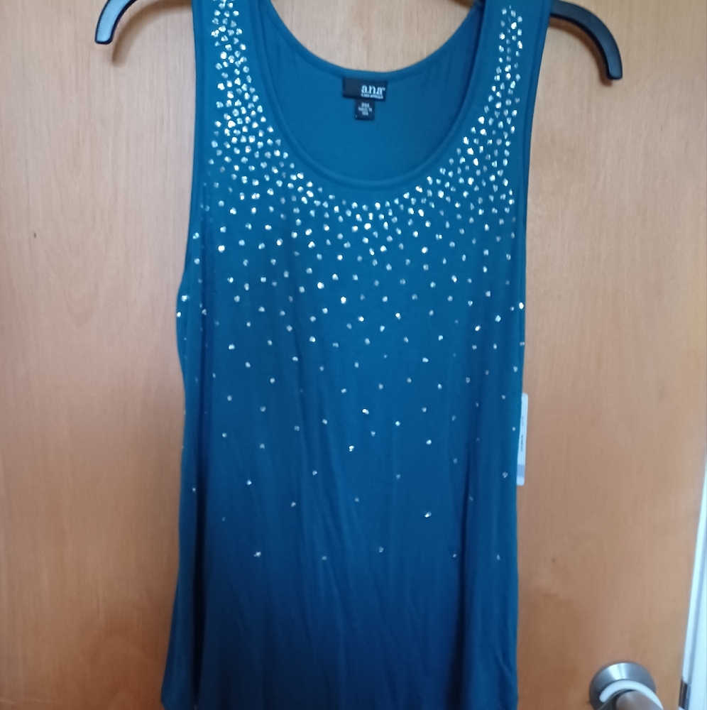 Ana sparkly tank top